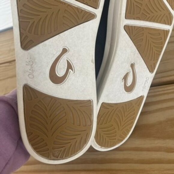 OluKai KI'IHELE Women’s Slip On Sneakers Black Mesh Size 10 - Picture 8 of 10